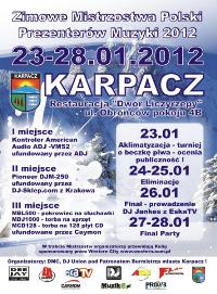 Zimowe Mistrzostwa Polski Prezenterów Dyskotek Karpacz 2012